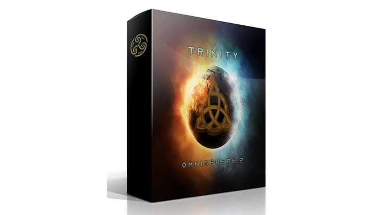 Triple Spiral Audio Trinity for Omnisphere 2 sample pack cover art