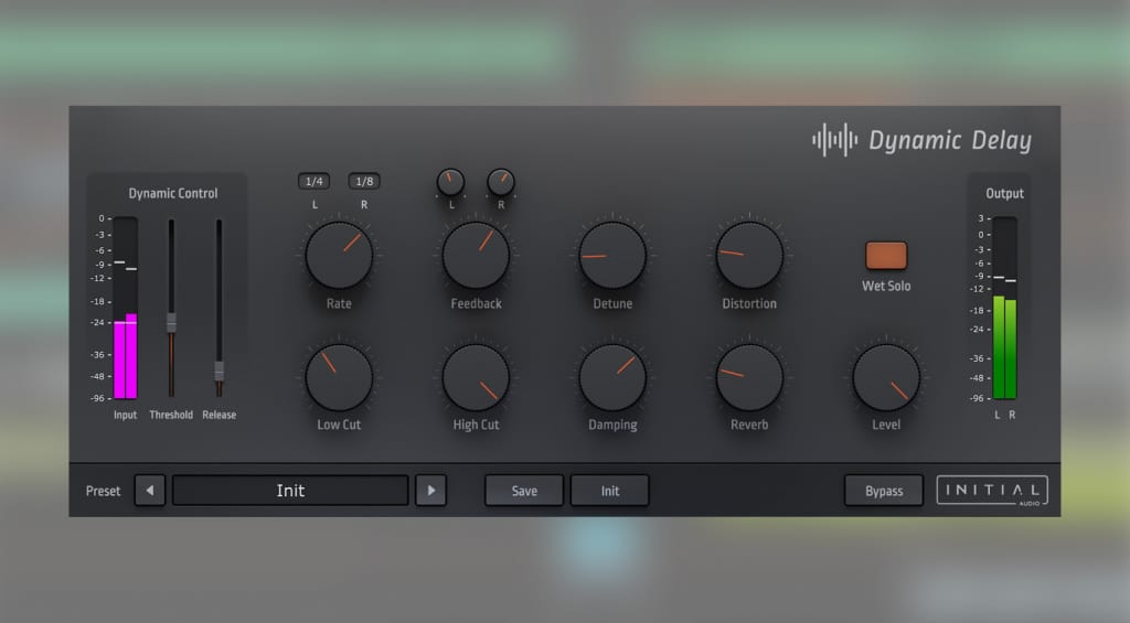 Initial Audio Dynamic Delay: stereo delay with integrated ducking ...