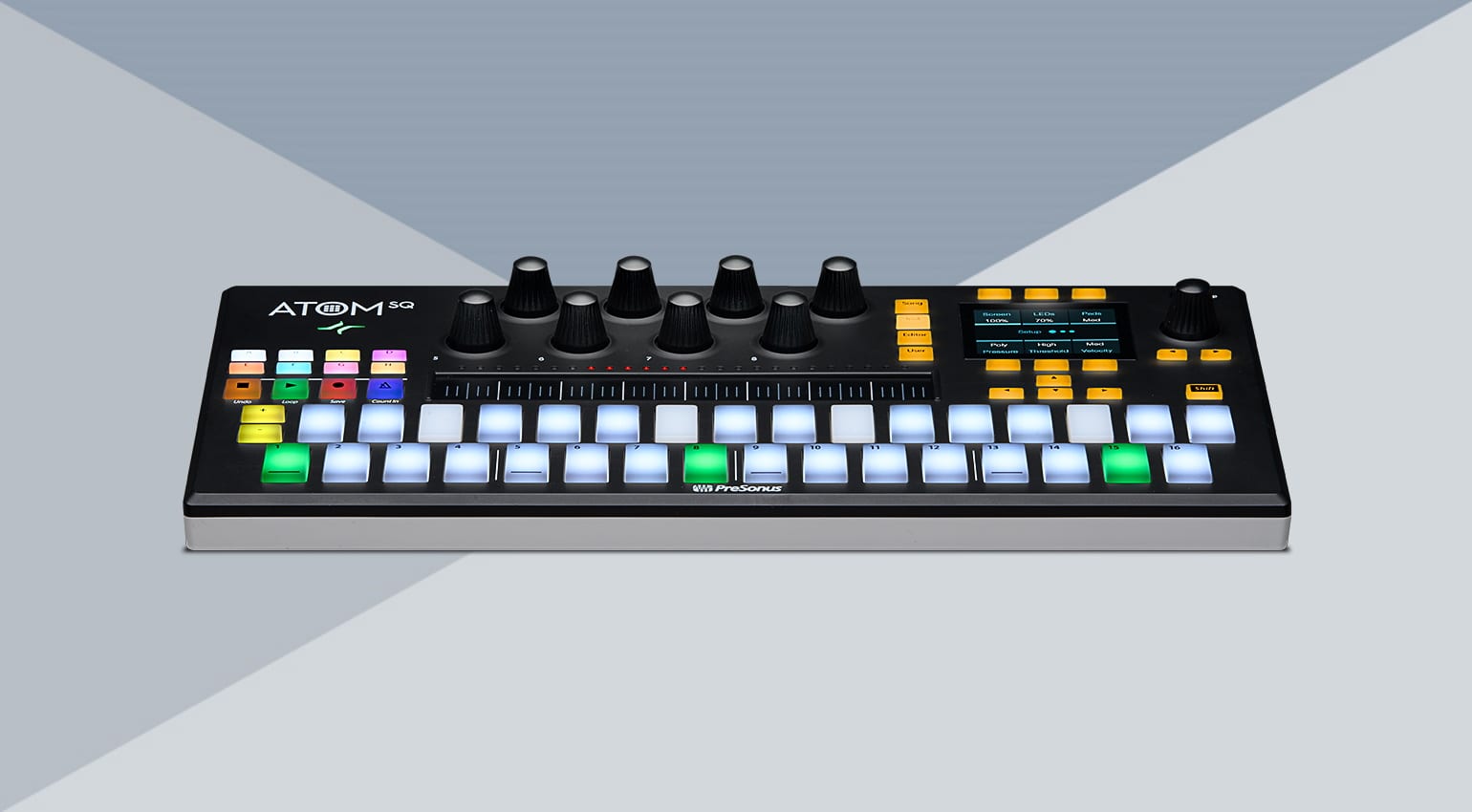 PreSonus Atom SQ: DAW-centric MIDI controller for Studio One and Ableton  Live - gearnews.com