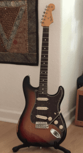 My 62 AVRI Stratocaster; only the body and neck are original