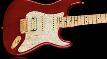 Fender Tash Sultana signature HSS Stratocaster in luscious Transparent Cherry