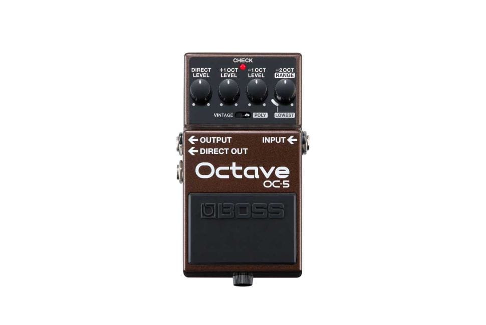 Boss OC-5 octave pedal front