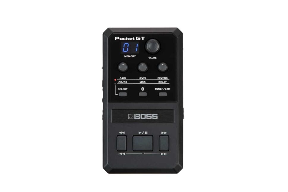 Boss Pocket GT. with presets, BlueTooth and YouTube streaming