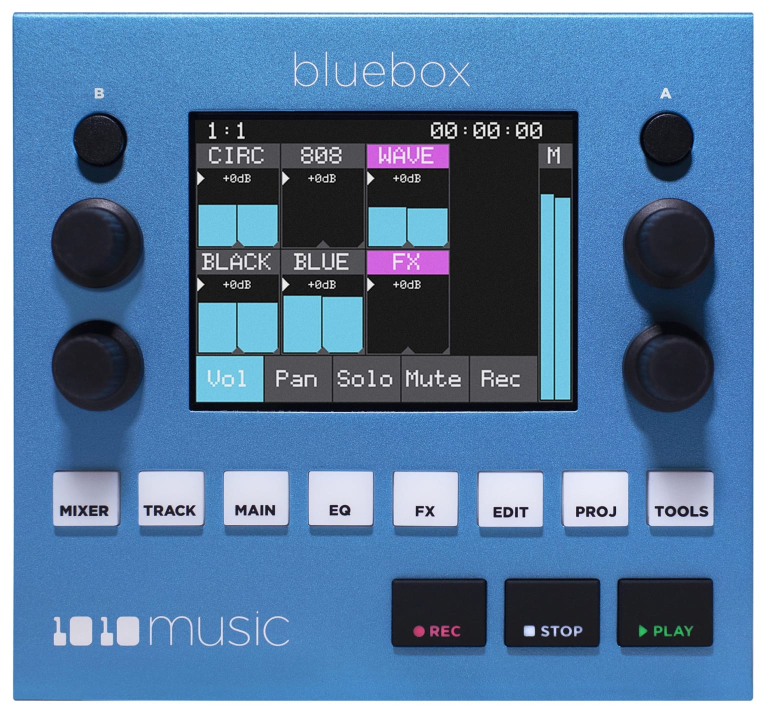 1010 Music Bluebox - front