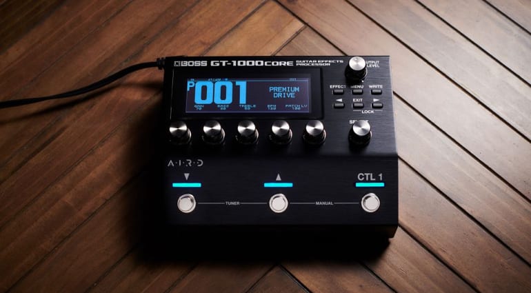 Boss GT-1000 3.2 update: delay algorithms, expanded speaker IRs