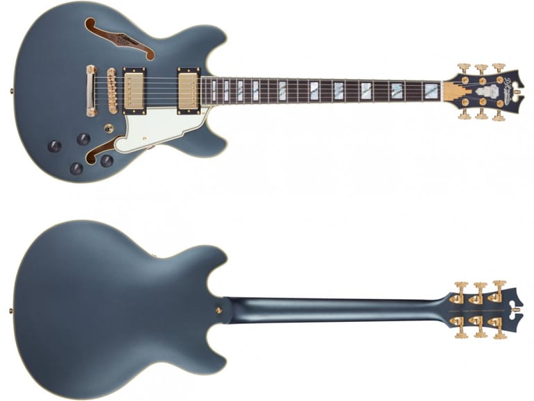 D'Angelico Guitars Deluxe Mini DC LE in Matte Charcoal