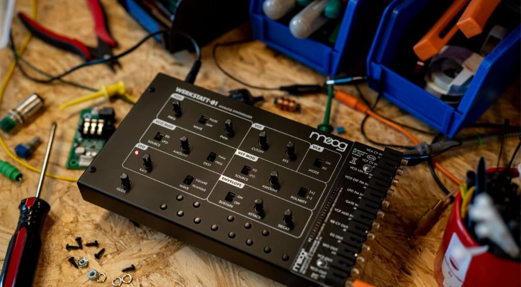Preorders open on Moog Werkstatt01 analog synth kit and expander