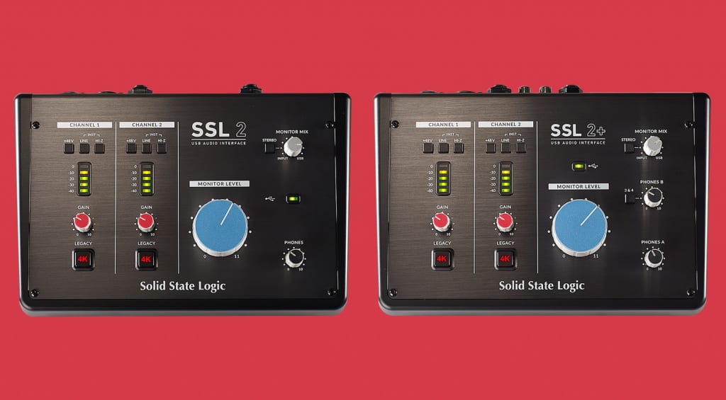 SSL 2 and SSL 2+ audio interfaces