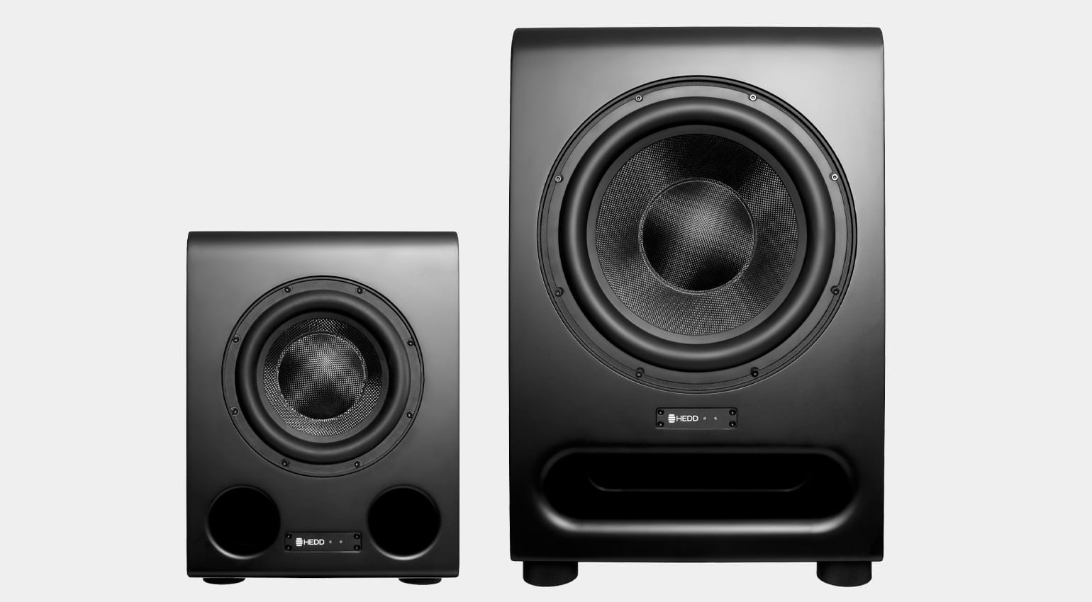 HEDD BASS 08 and BASS 12 subwoofers