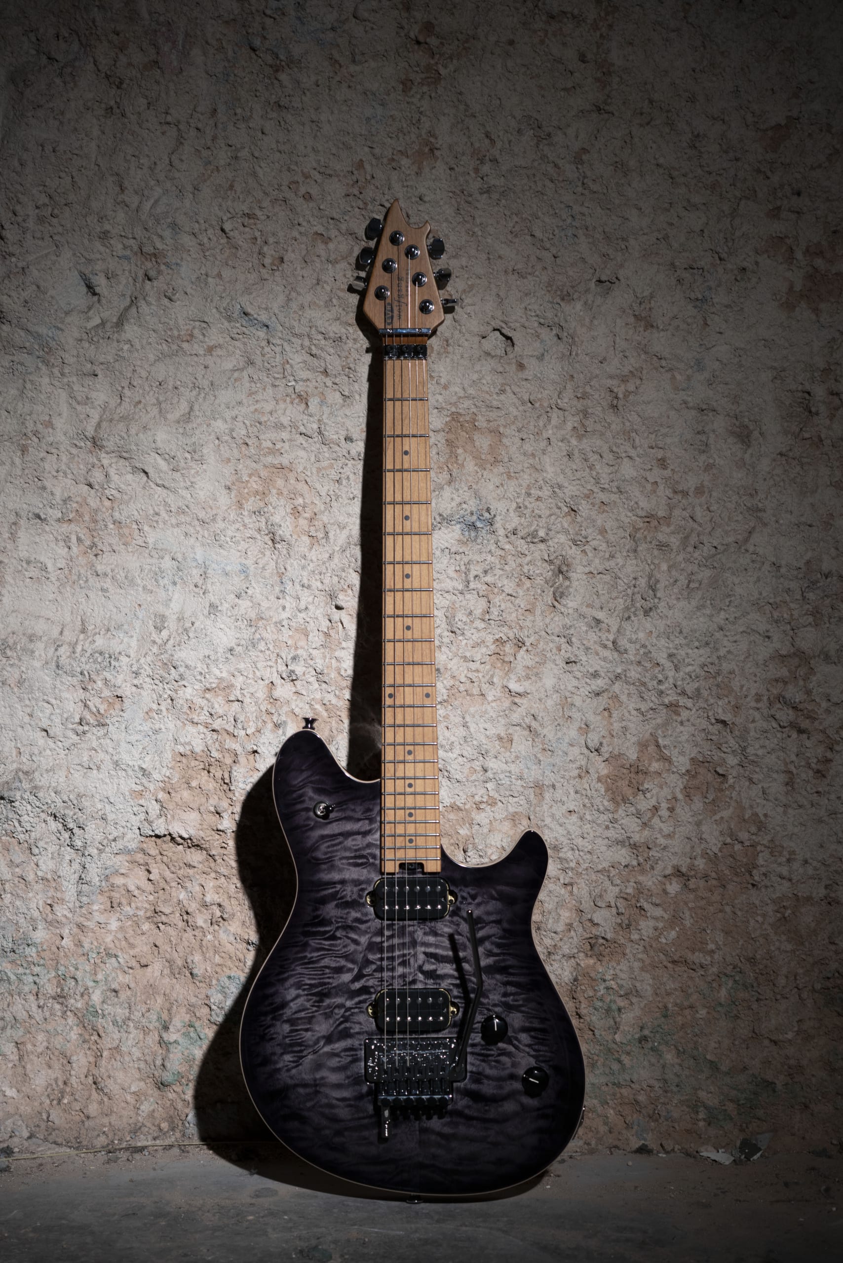 EVH Wolfgang Special QM in Charcoal Burst