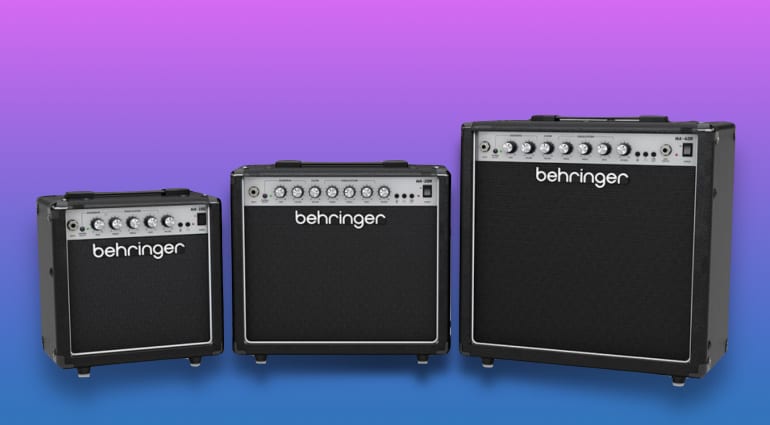 Behringer HA Series practice amps with Virtual Tube Circuit