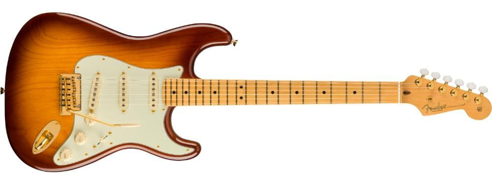 Fender 75th Anniversary Stratocaster 2-Color Bourbon Burst1
