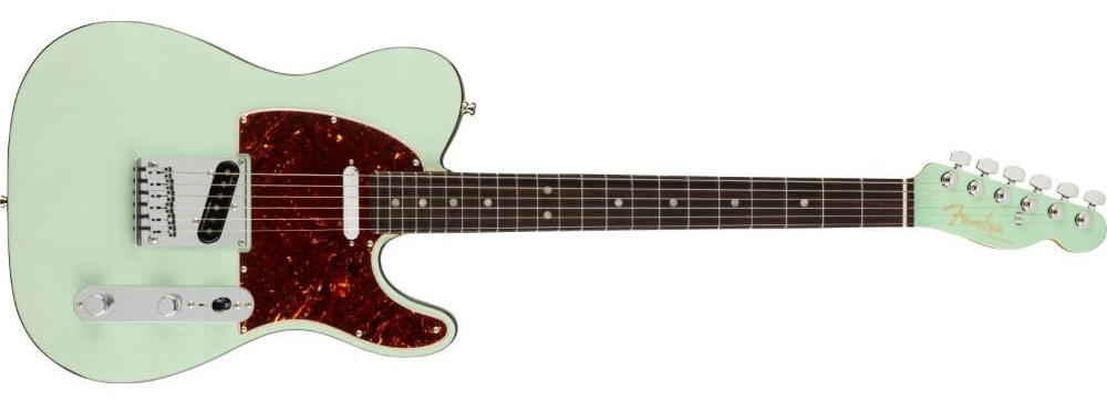 Fender American Ultra Luxe Telecaster Transparent Surf Green