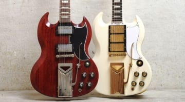 Gibson 60th Anniversary 1961 SGs with Sideways Vibrola
