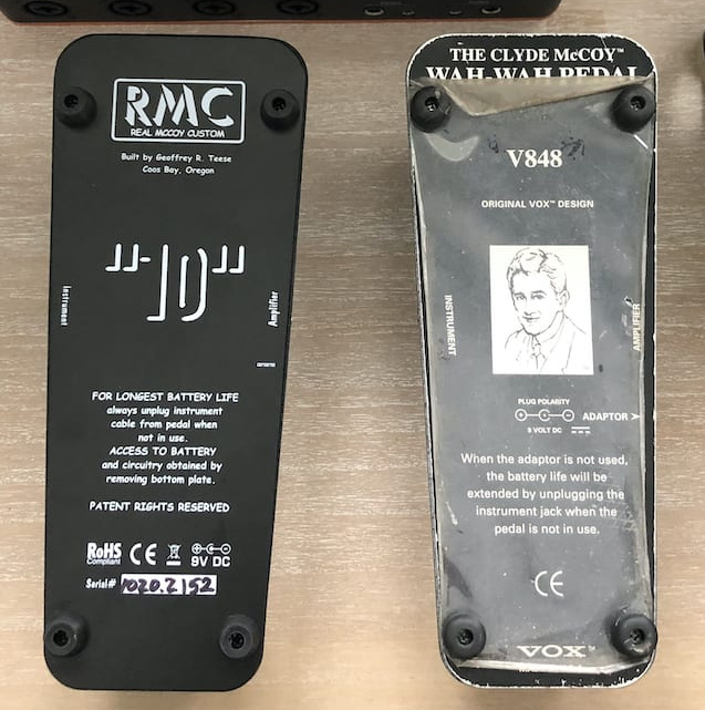 RMC10 and VOX back plates