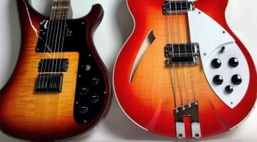 Rickenbacker 480XC and 4005XC bass