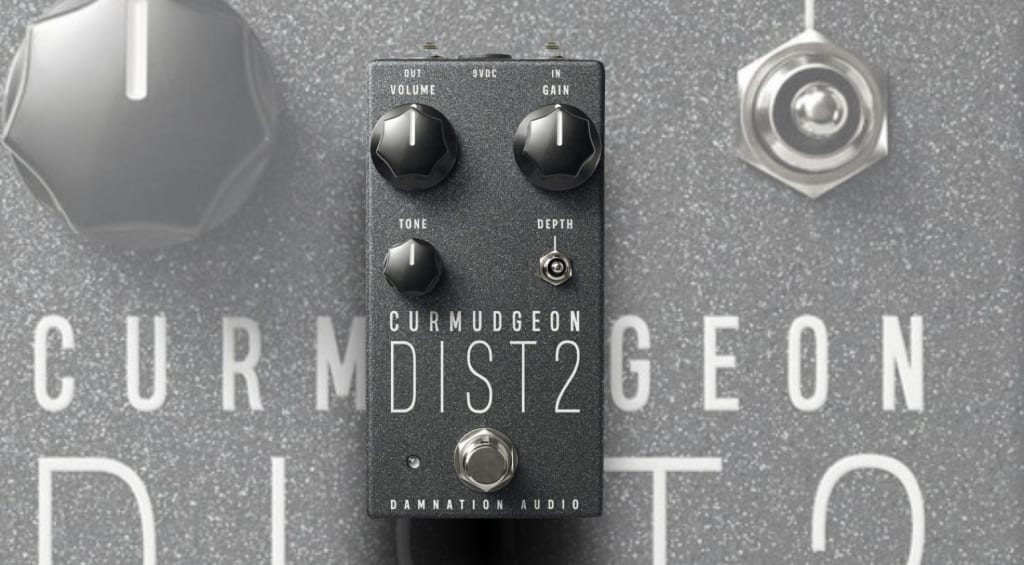 The Damnation Audio Curmudgeon 2 a bass distortion that multiplies your signal by 1000