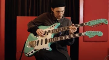 Fender Custom Shop Double Neck Marauder played by Josh Klinghoffer
