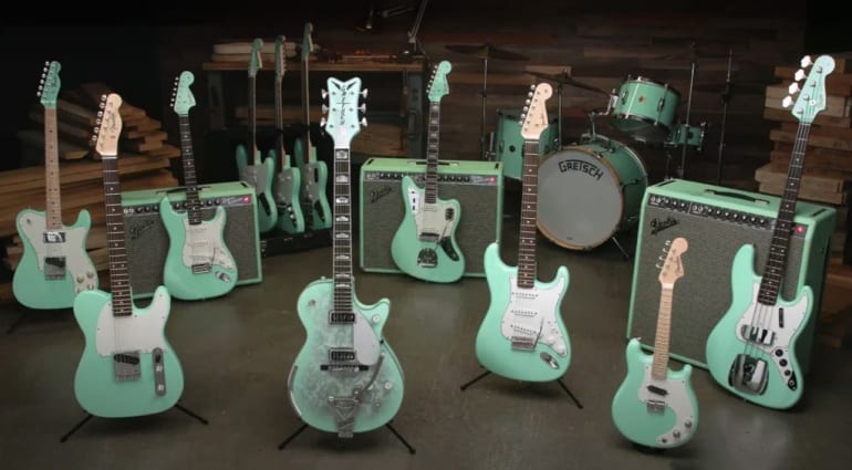 Fender Custom Shop Masterbuilt Surf Green with Envy Collection