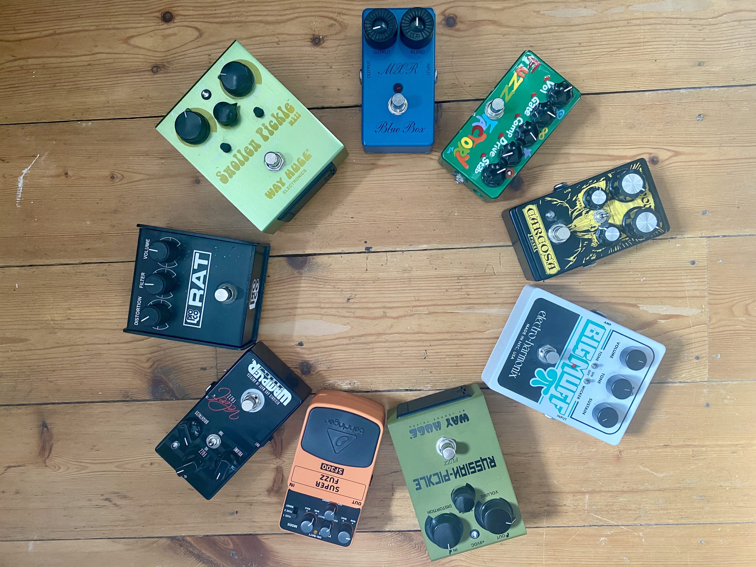 Some of my favourite fuzz boxes