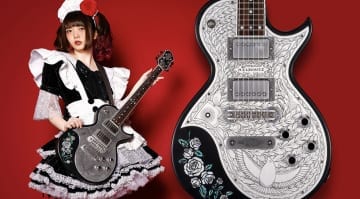 Zemaitis Guitars release Flappy Pigeon for Band-Maid's Miku Kobato