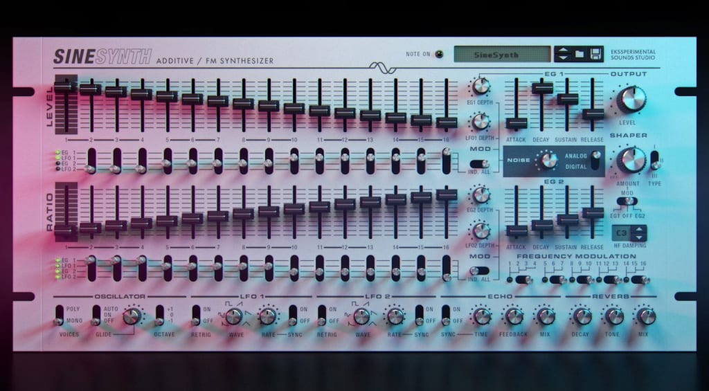 Aeolian Meditation a complex addictive additive synthesizer playground