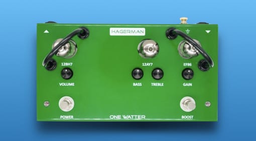 Hagerman Amplification One Watter - Tube pedal amplifier with a pure, clean tone