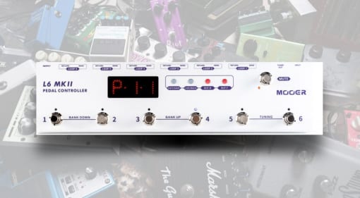 The Mooer L6 MKII Pedal Controller, keeps your stompboxes in order
