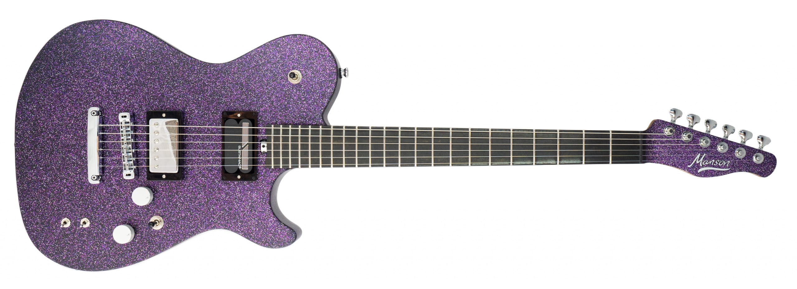 Manson Guitars MA 10th Anniversary Editions in Purple Nebula