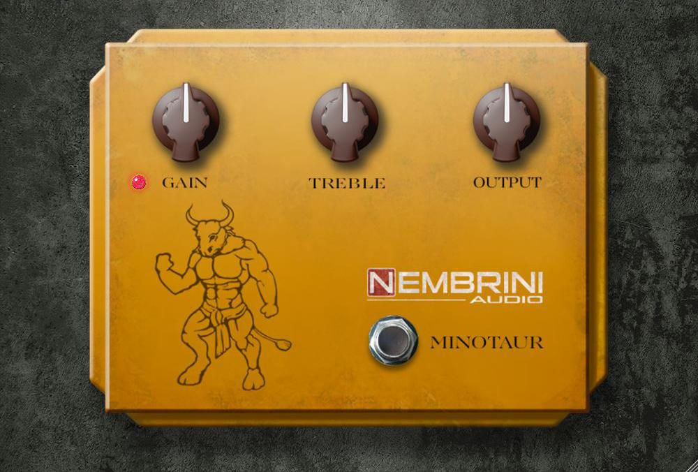 Nembrini Audio's Minotaur Transparent Overdrive is modeled on The Klon Centaur