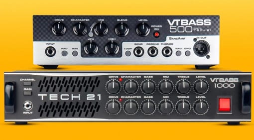 Tech 21 VT Bass 500 and the VT Bass 1000