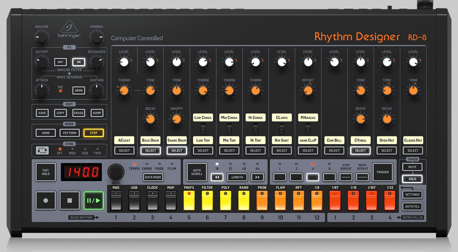 Behringer plays spot the difference with the RD-8 MKII - gearnews.com