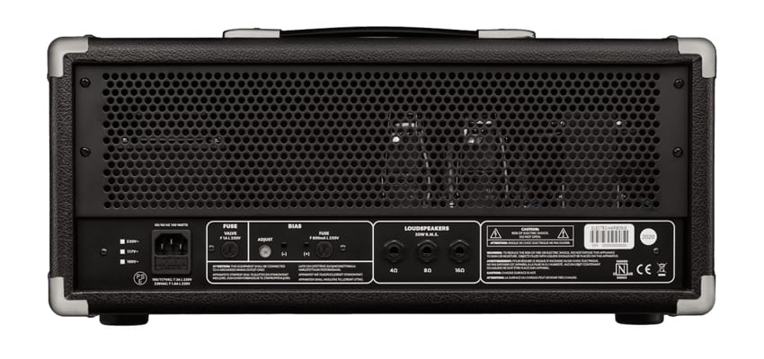 Electro-Harmonix MIG-50 rear panel with three dedicated speaker outputs