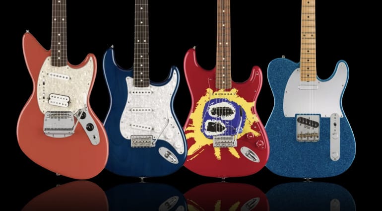 Fender Artist Series Kurt Cobain, J Mascis, Cory Wong and Screamadelica 30th