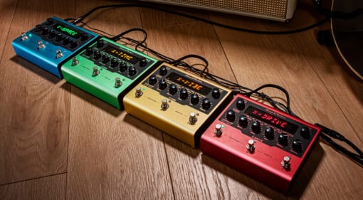 The first effect pedals from IK Multimedia - Amplitube X-GEAR