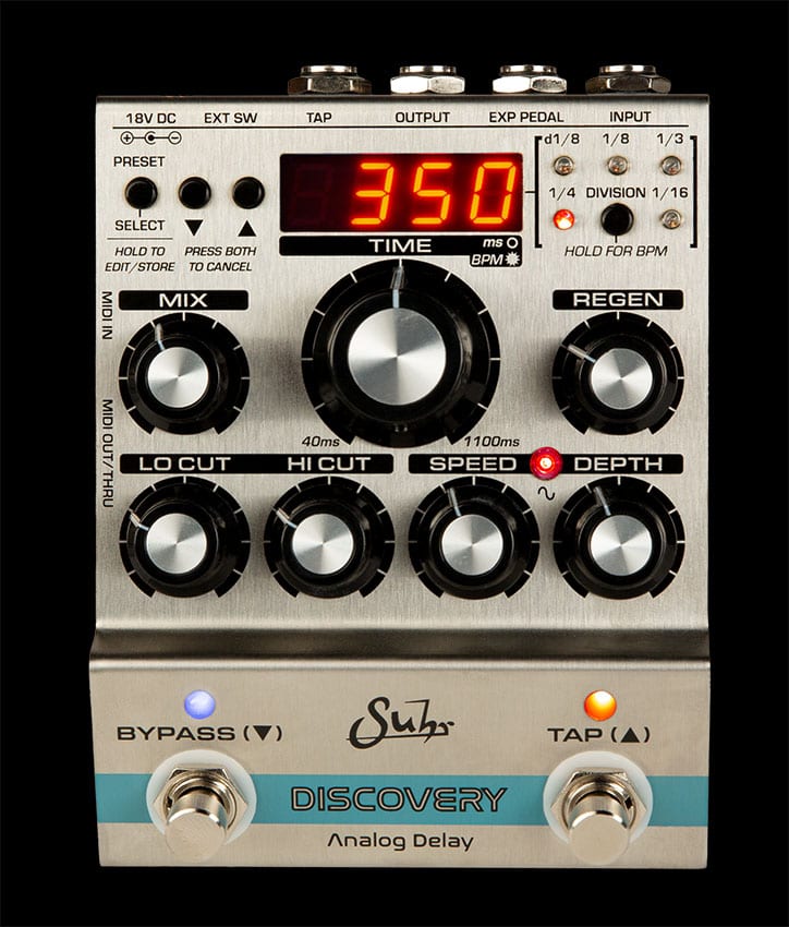 Suhr Discovery Analog Delay front panel