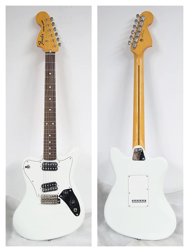 Fender 2021 Limited Edition Made in Japan Super-Sonic in white