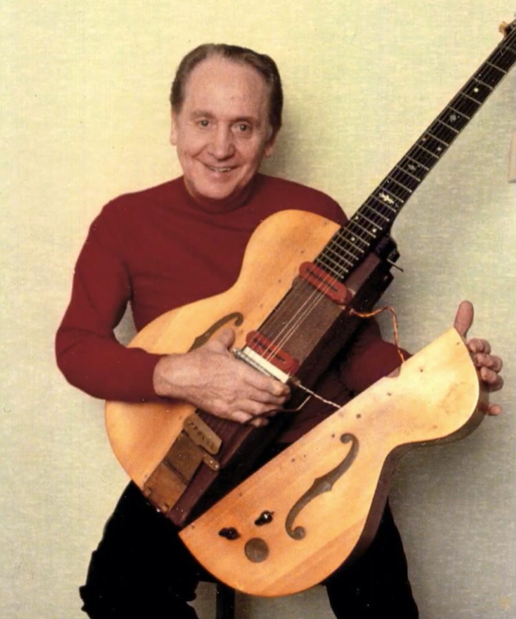 Les Paul with Log