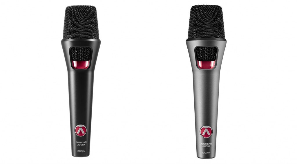 Austrian Audio debuts OD505 and OC707, its first live sound mics