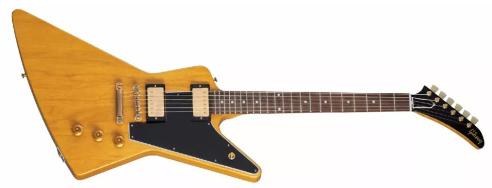 Gibson 1958 Korina Explorer Black Pickguard