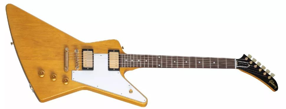 Gibson 1958 Korina Explorer White Pickguard