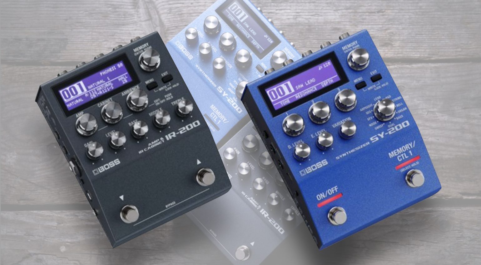 The Boss IR-200 and SY-200 add IRs and Synthesis to your 'board