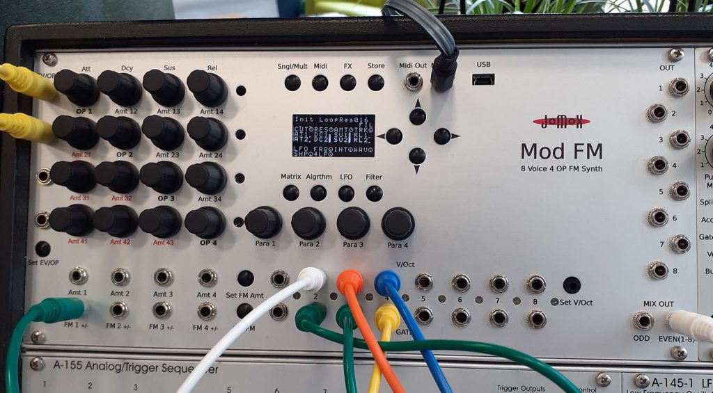 Superbooth 2021: JOMOX MOD FM - 4 operator 8 voice FM Eurorack synth ...