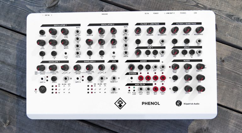 Kilpatrick Audio discontinues the Phenol analog synthesizer 