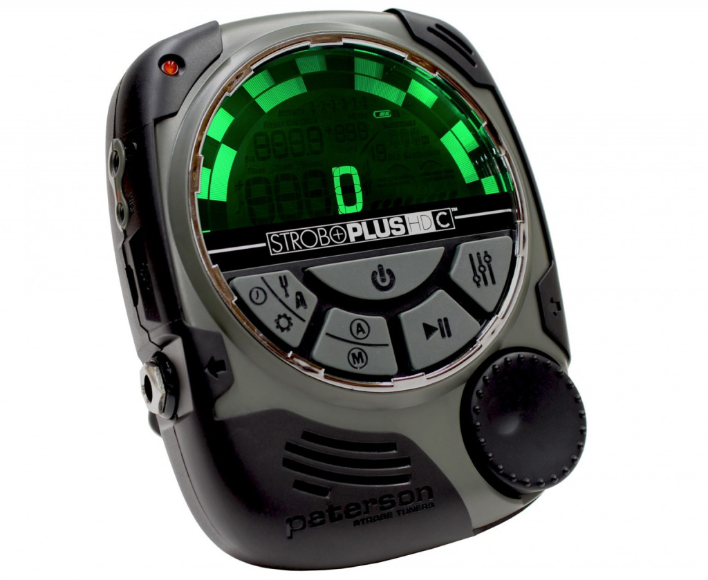 Peterson StroboPLUS HDC A Strobe tuner with an HD colour display