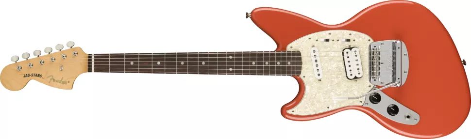 Fender Kurt Cobain Jag-Stang. Left Handed in Fiesta Red
