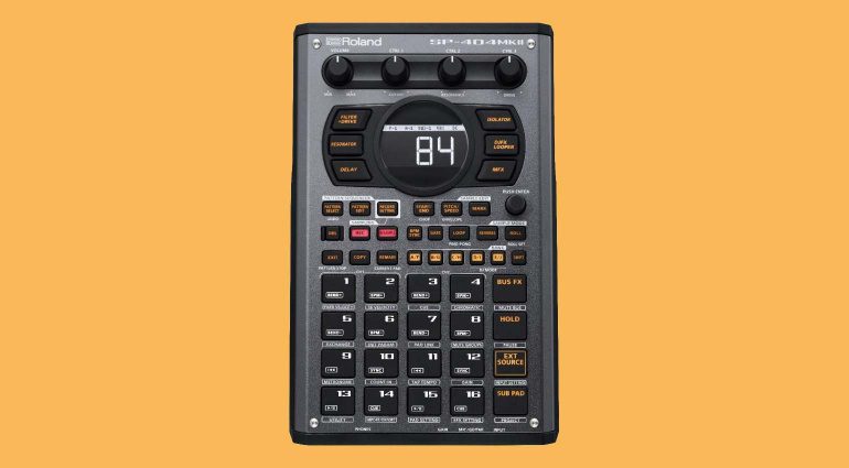 超特価通販レア　Roland 　SP-404 　サンプラー　イェローカスタム　音出しOK サンプラー