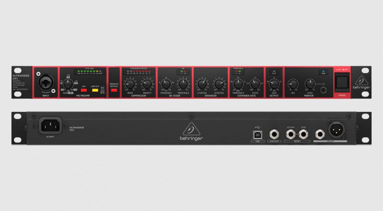 Behringer Ultravoice UV1: Vocal Channel Strip Meets Audio Interface ...