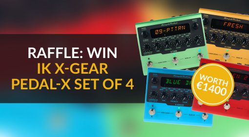 Win a set of four X-Gear digital effects pedals by IK Multimedia worth €1400!