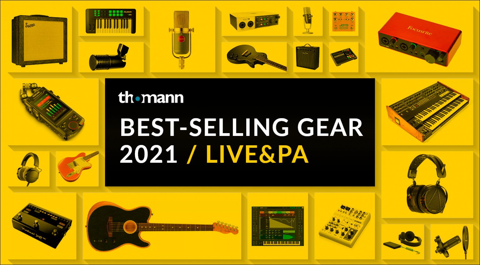 BestSelling Live Gear of 2021 The Top 20 Sales List from Thomann